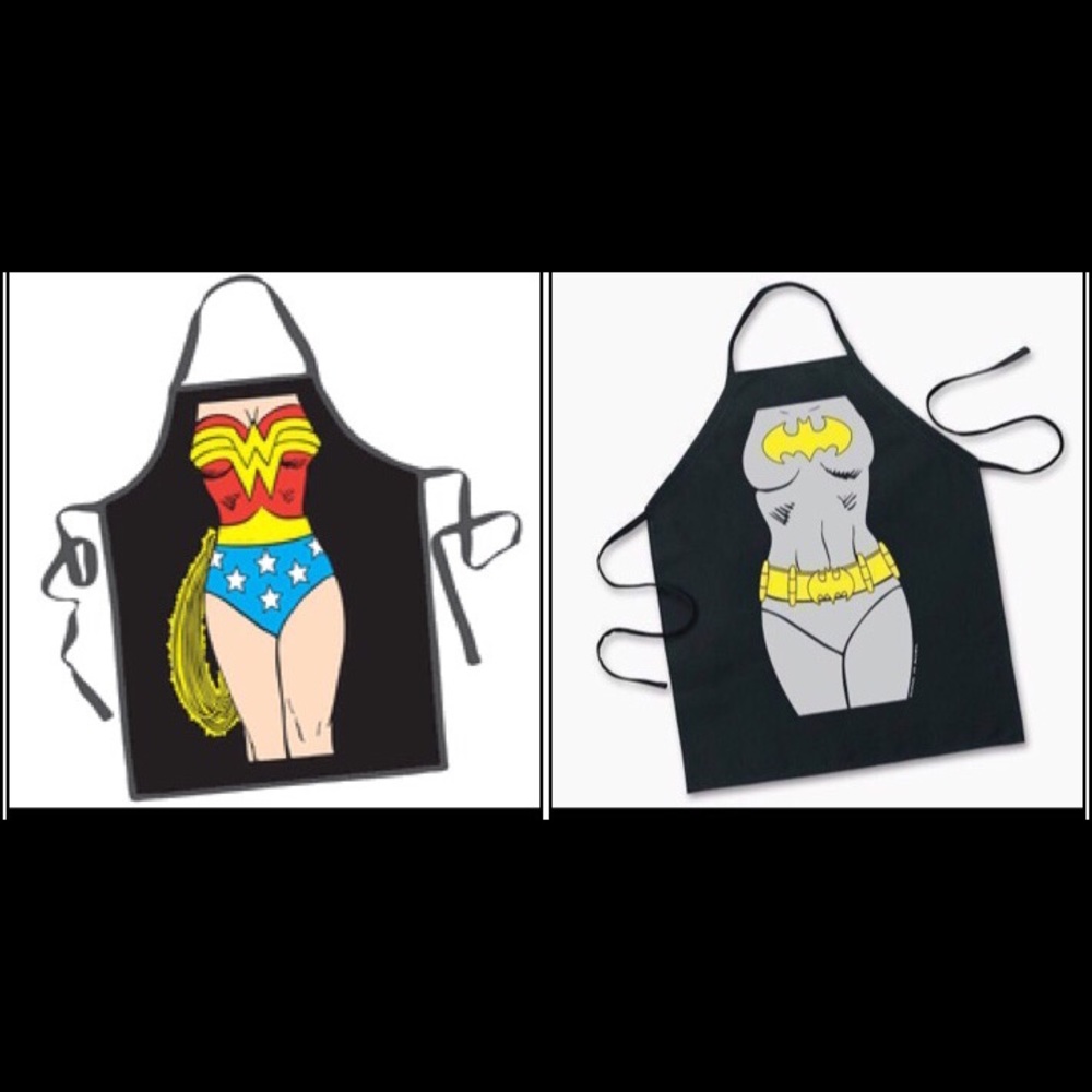 New Wonder Woman or Bat girl apron Halloween costume Super hero
